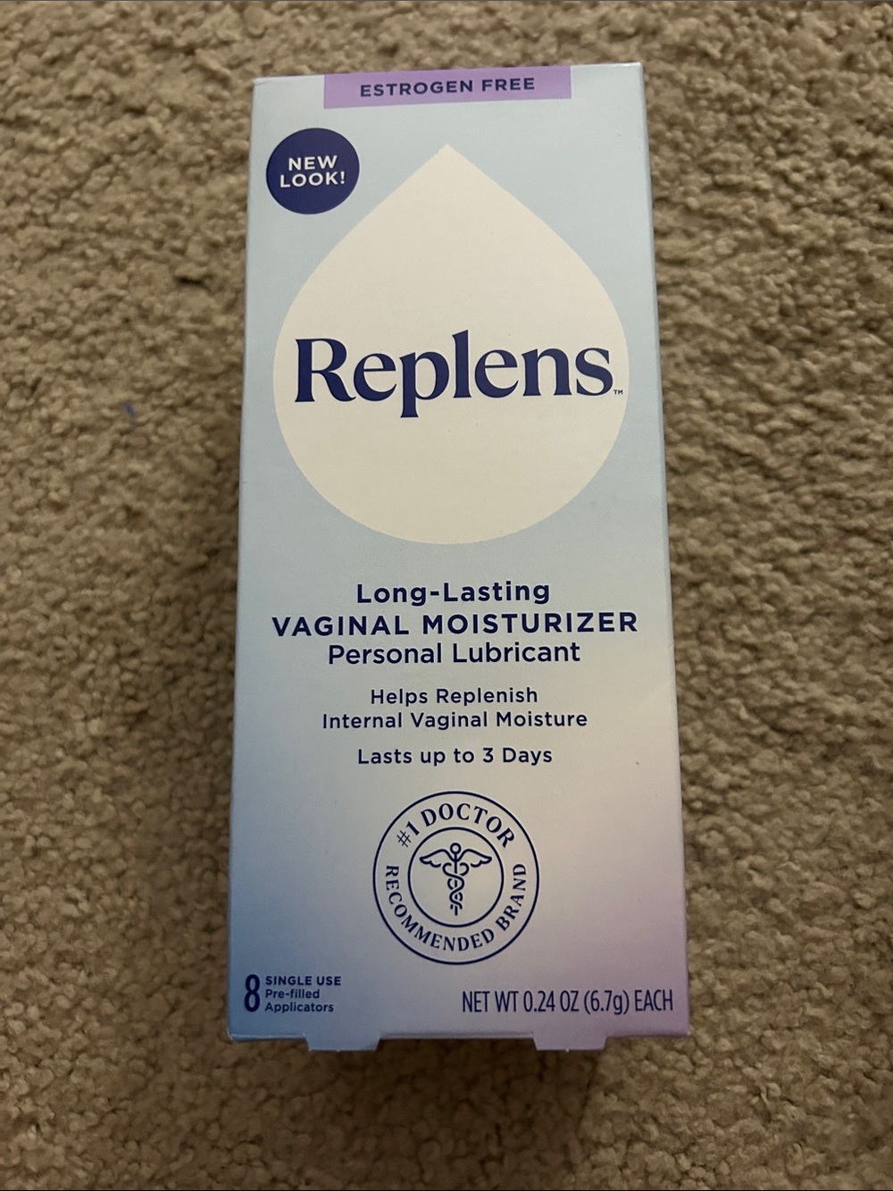 Long-Lasting Vaginal Moisturizer - Light Blue